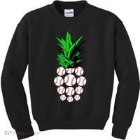 Pineapple Baseball Kids Sweatshirt thumb 0