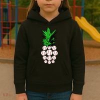 Pineapple Baseball Kids Hoodie thumb 3
