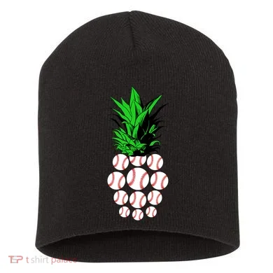 Pineapple Baseball Short Acrylic Beanie