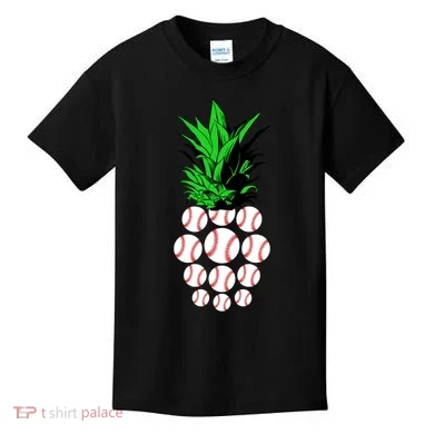 Pineapple Baseball Kids T-Shirt