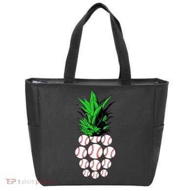Pineapple Baseball Tote Bag