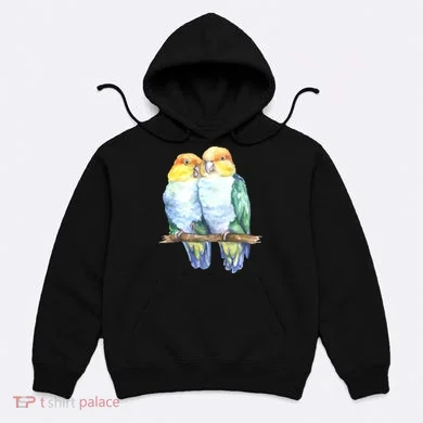 Pineapple Conure Watercolor Bird Hoodie