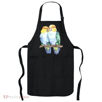 Pineapple Conure Watercolor Bird Apron