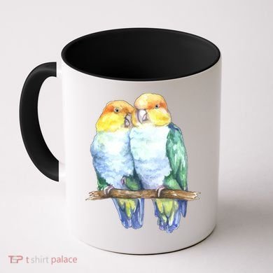 Pineapple Conure Watercolor Bird Coffee Mug