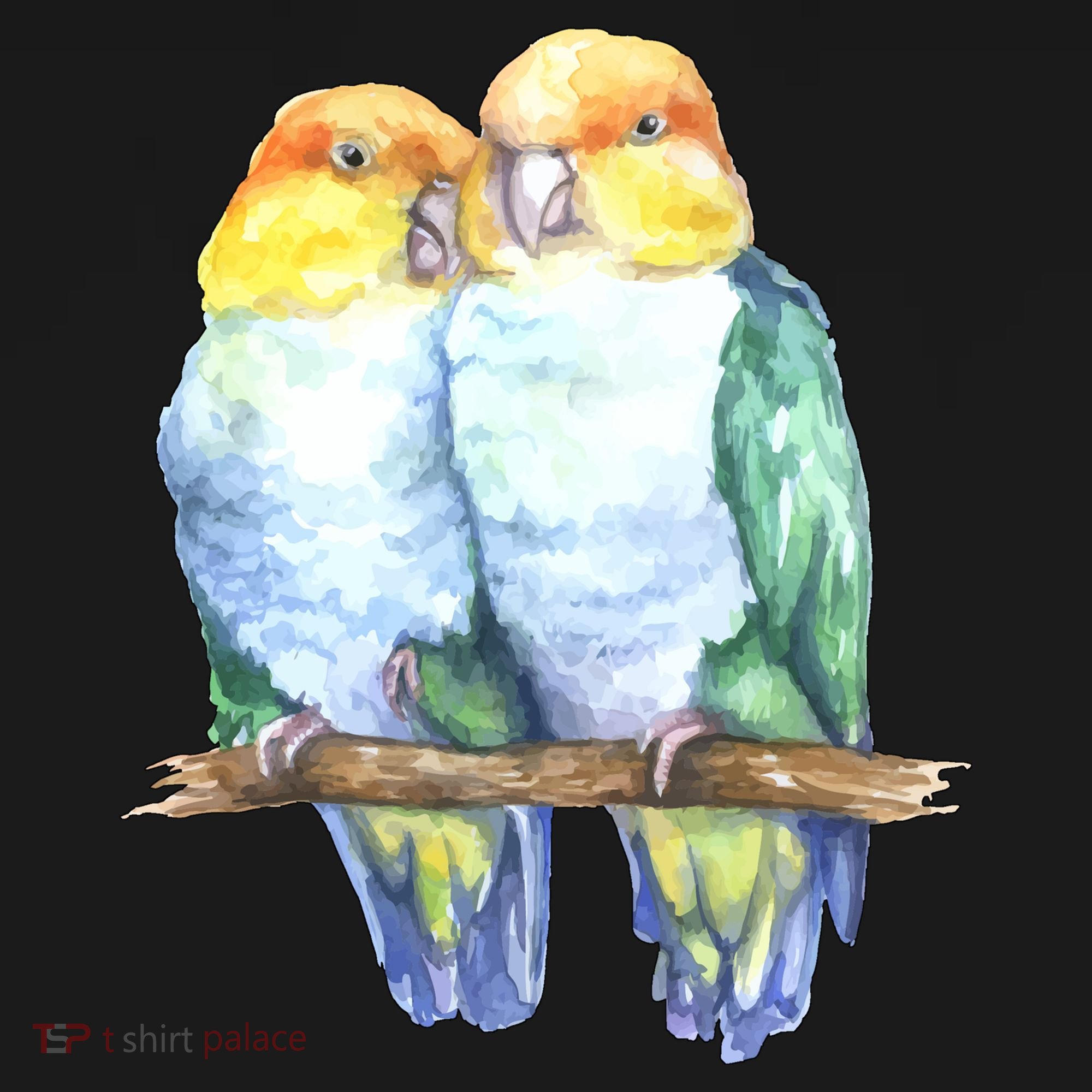 Pineapple Conure Watercolor Bird Women's Hoodie