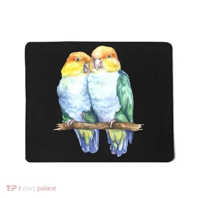 Pineapple Conure Watercolor Bird Mousepad