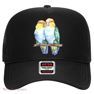 Pineapple Conure Watercolor Bird Hat