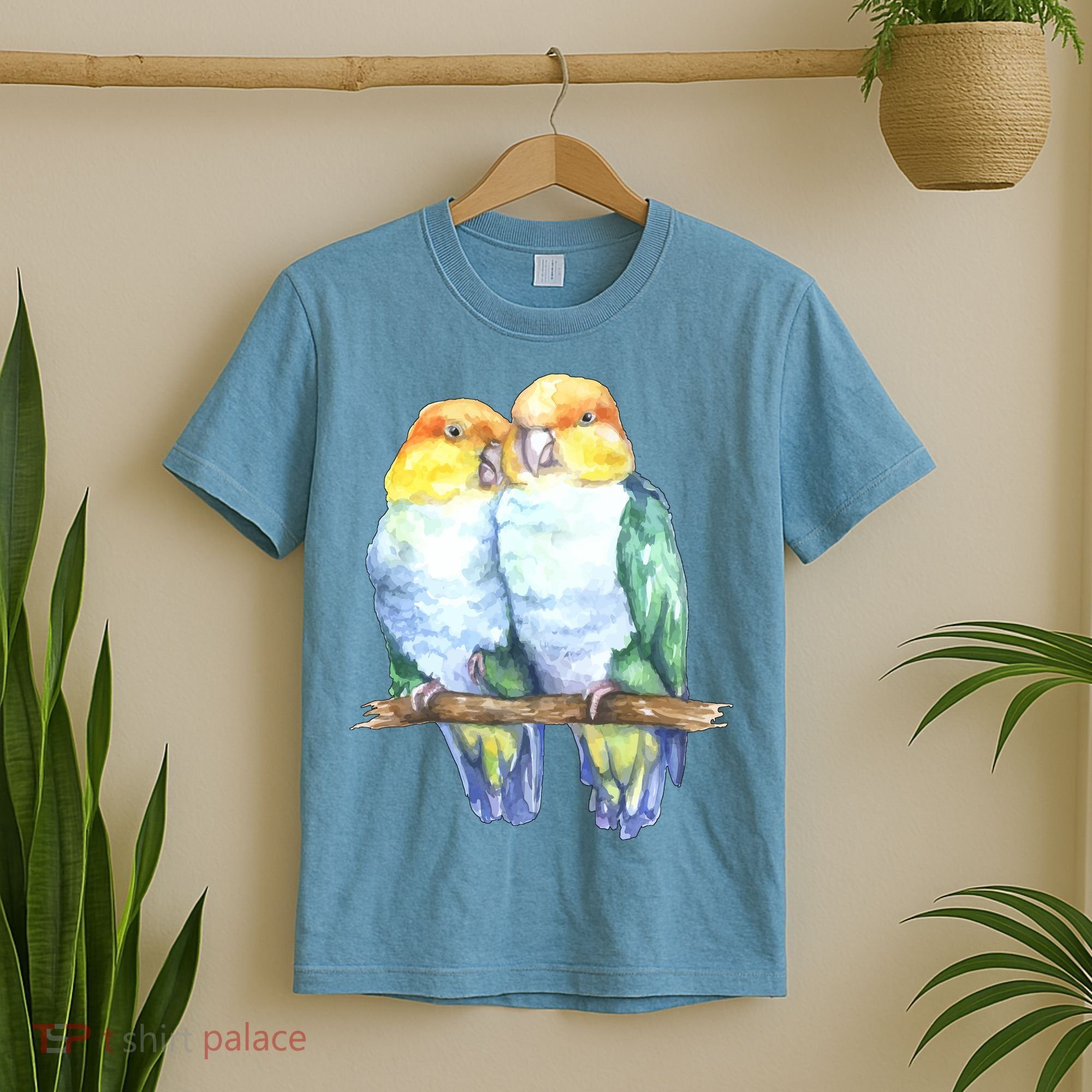 Pineapple Conure Watercolor Bird T-Shirt