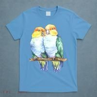 Pineapple Conure Watercolor Bird T-Shirt thumb 4