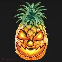 Pineapple Jack O Lantern Face Doggie Tank thumb 4