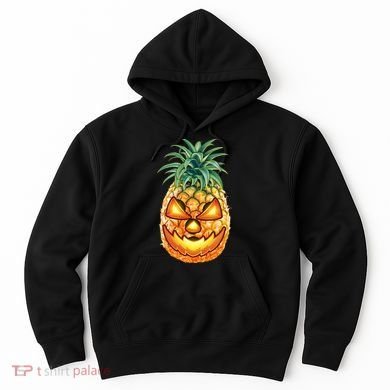 Pineapple Jack O Lantern Face Hoodie
