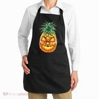 Pineapple Jack O Lantern Face Apron thumb 2