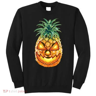 Pineapple Jack O Lantern Face Sweatshirt