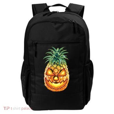 Pineapple Jack O Lantern Face Backpack