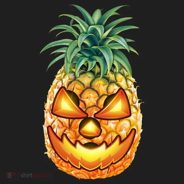 Pineapple Jack O Lantern Face Tumbler