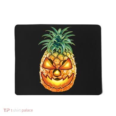 Pineapple Jack O Lantern Face Mousepad