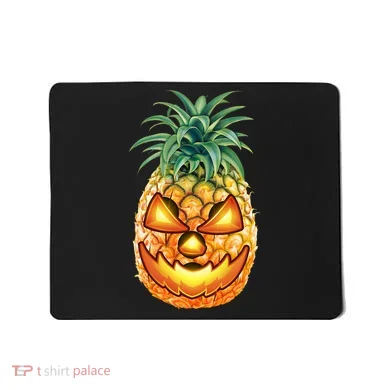 Pineapple Jack O Lantern Face Mousepad