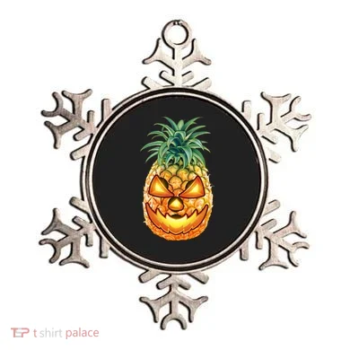 Pineapple Jack O Lantern Face Ornament