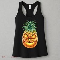 Pineapple Jack O Lantern Face Women's Tank Top thumb 3
