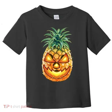 Pineapple Jack O Lantern Face Toddler T-Shirt