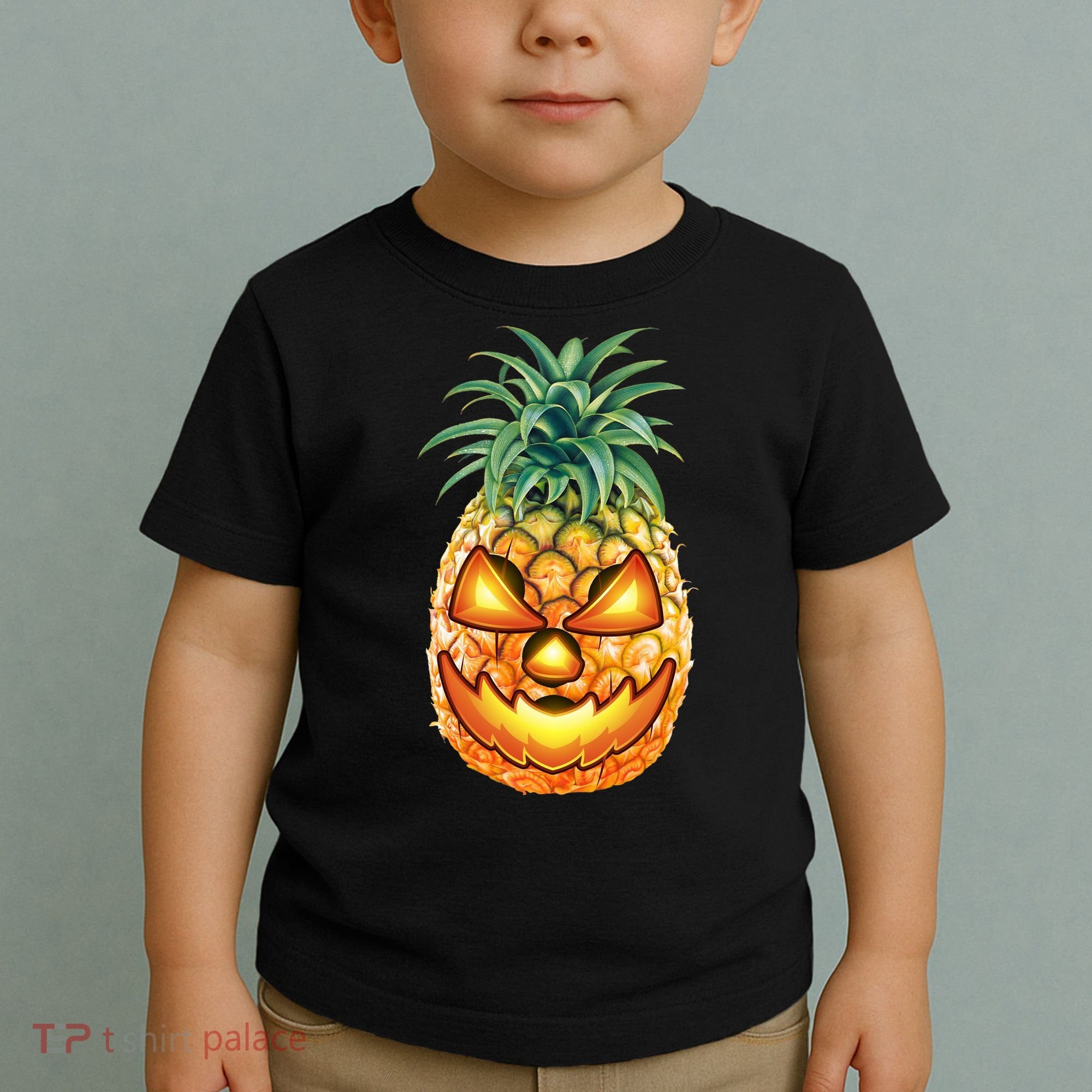 Pineapple Jack O Lantern Face Toddler T-Shirt