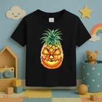 Pineapple Jack O Lantern Face Toddler T-Shirt thumb 3