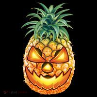 Pineapple Jack O Lantern Face Women's T-Shirt thumb 6