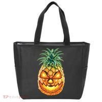 Pineapple Jack O Lantern Face Tote Bag thumb 0