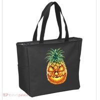 Pineapple Jack O Lantern Face Tote Bag thumb 2