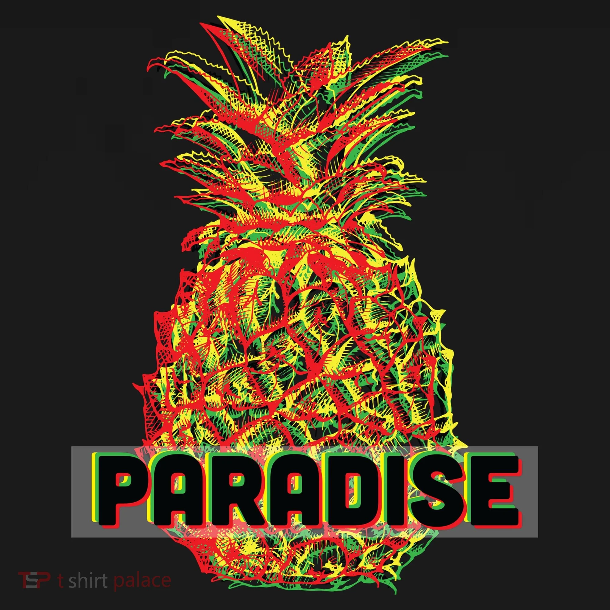 Pineapple Paradise Doggie Tank