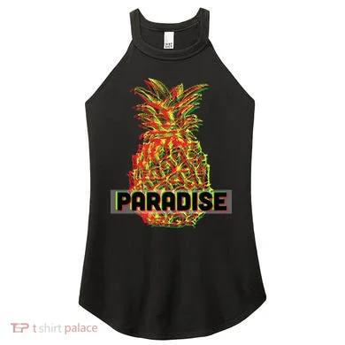 Pineapple Paradise Women's Perfect Tri Rocker Tank