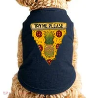 Pineapple Peperoni Pizza Doggie Tank thumb 0