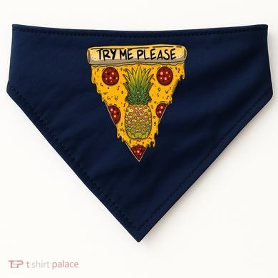 Pineapple Peperoni Pizza USA-Made Doggie Bandana