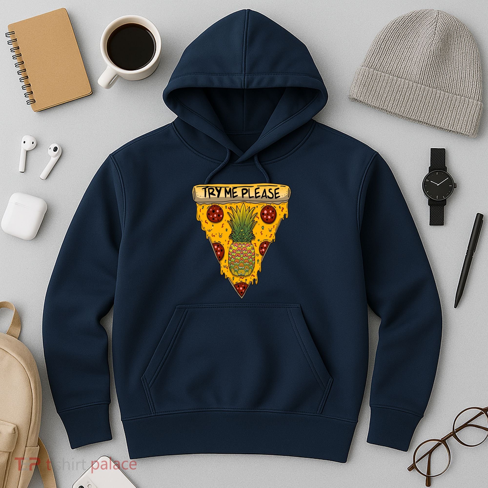 Pineapple Peperoni Pizza Hoodie