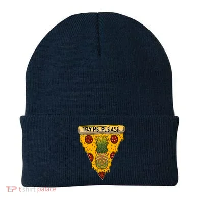 Pineapple Peperoni Pizza Beanie