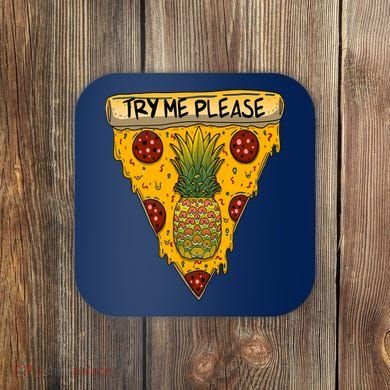 Pineapple Peperoni Pizza Coaster