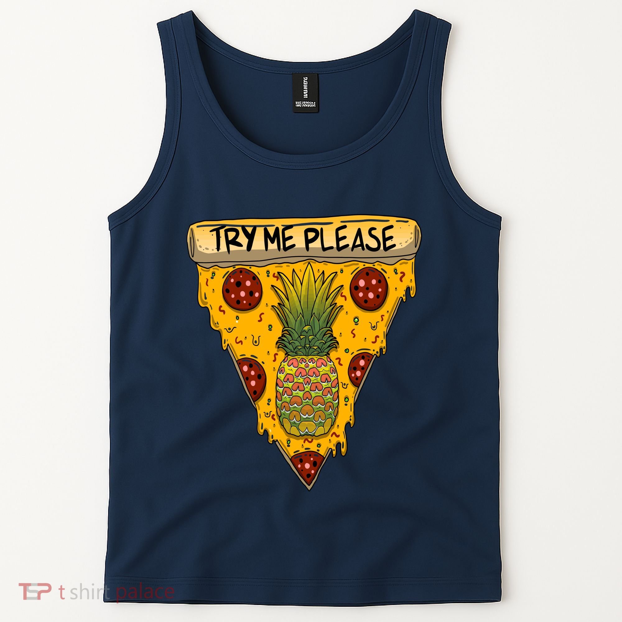 Pineapple Peperoni Pizza Tank Top