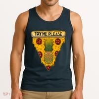 Pineapple Peperoni Pizza Tank Top thumb 3