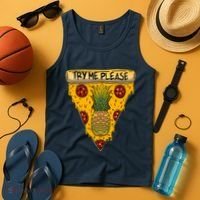 Pineapple Peperoni Pizza Tank Top thumb 4