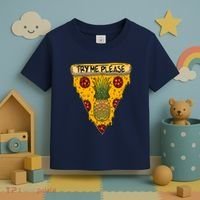 Pineapple Peperoni Pizza Toddler T-Shirt thumb 3