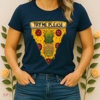 Pineapple Peperoni Pizza Women's T-Shirt thumb 2