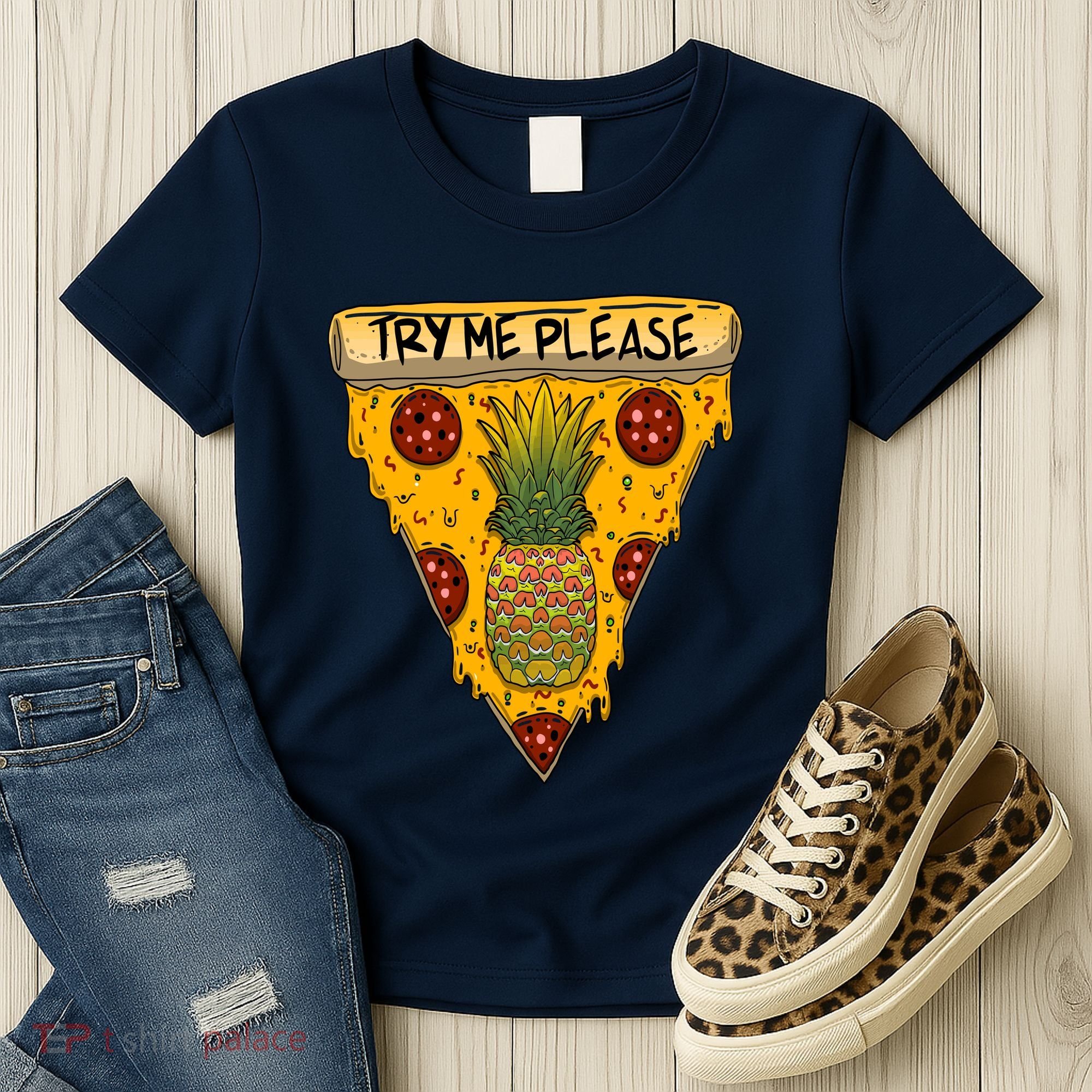 Pineapple Peperoni Pizza Women's T-Shirt