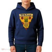 Pineapple Peperoni Pizza Kids Hoodie thumb 4