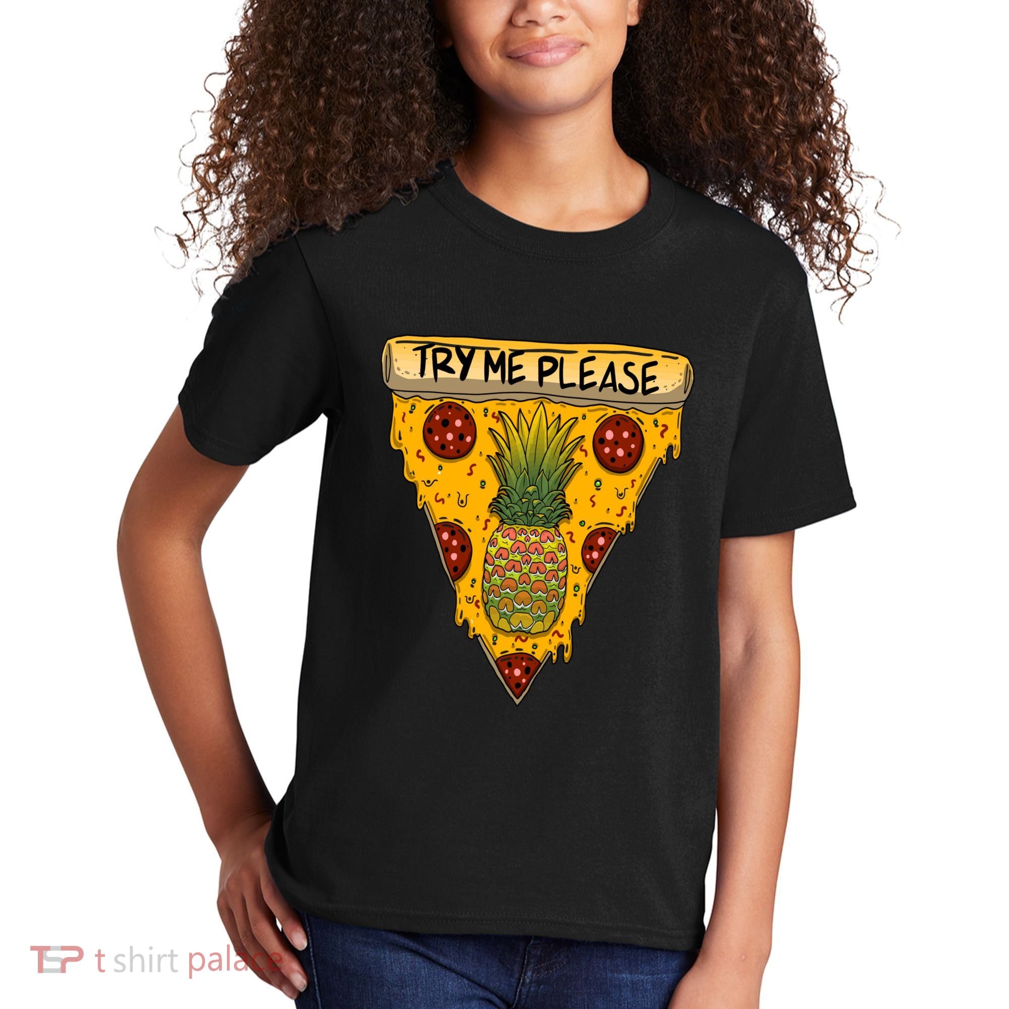 Pineapple Peperoni Pizza Kids T-Shirt