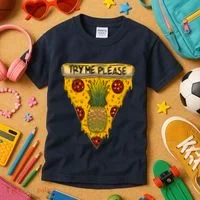 Pineapple Peperoni Pizza Kids T-Shirt thumb 3