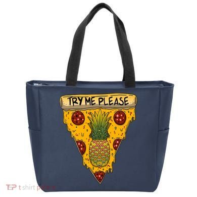 Pineapple Peperoni Pizza Tote Bag
