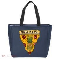 Pineapple Peperoni Pizza Tote Bag thumb 0