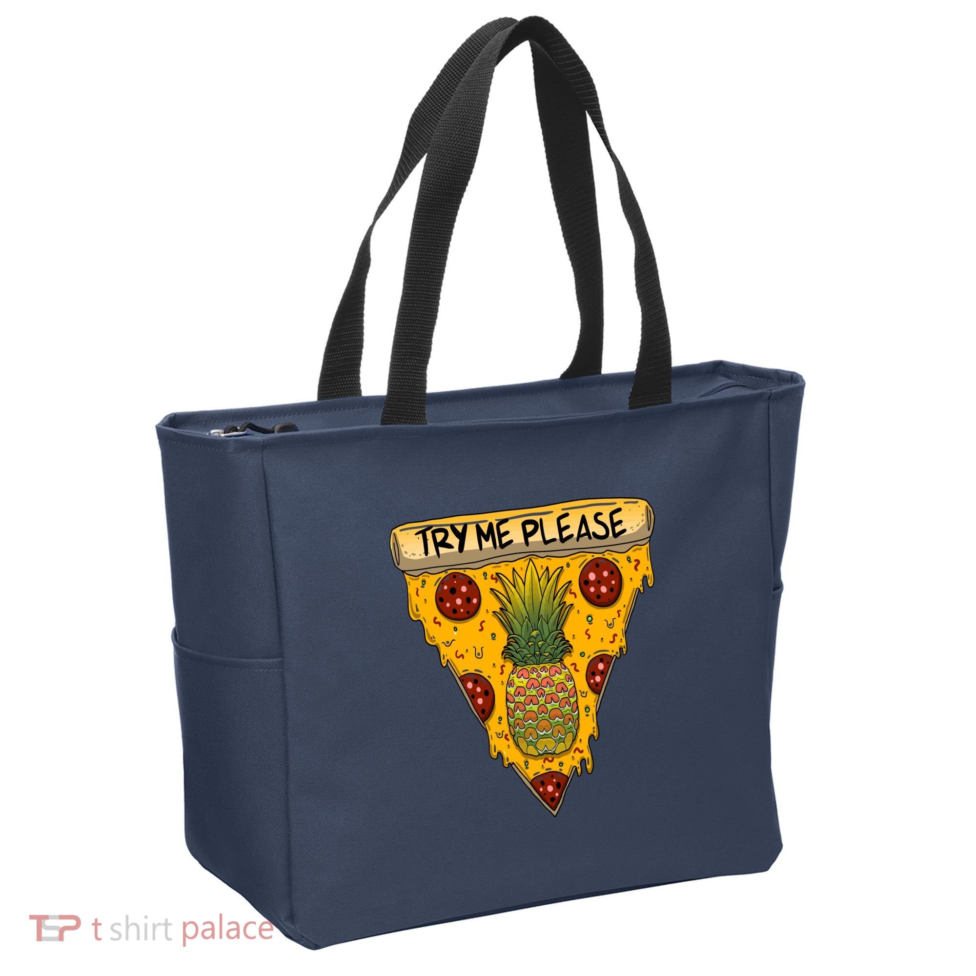 Pineapple Peperoni Pizza Tote Bag