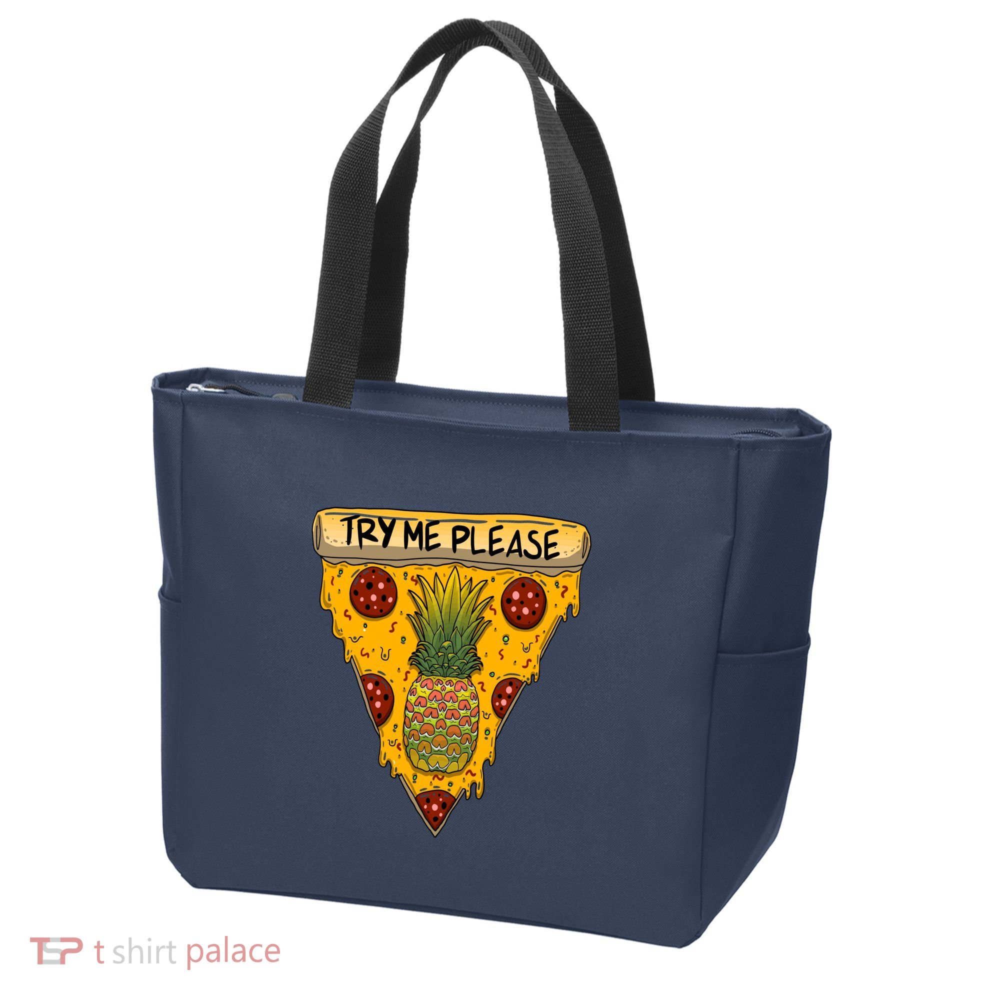 Pineapple Peperoni Pizza Tote Bag