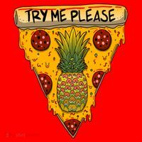 Pineapple Peperoni Pizza Santa Hat thumb 1